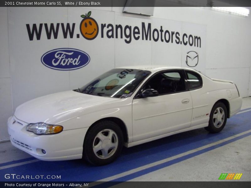 White / Ebony Black 2001 Chevrolet Monte Carlo SS