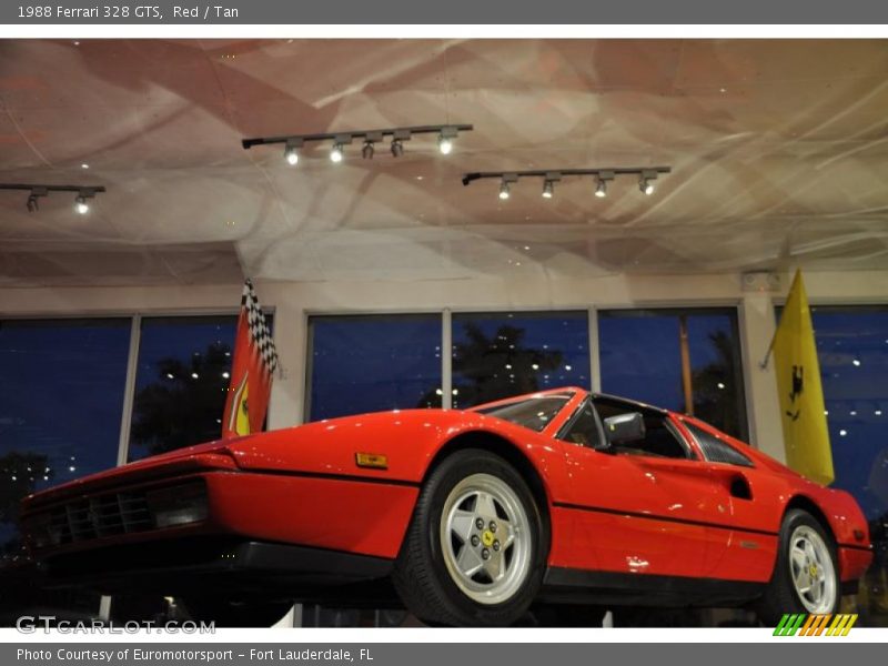 Red / Tan 1988 Ferrari 328 GTS