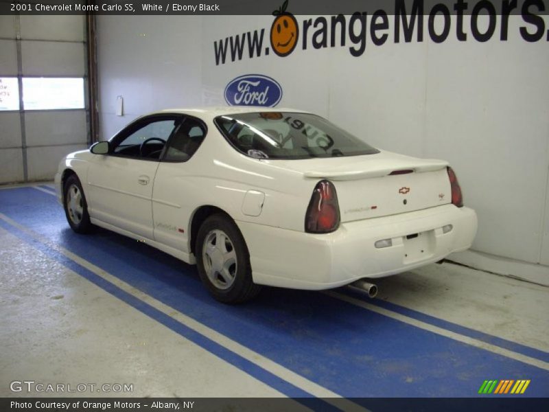 White / Ebony Black 2001 Chevrolet Monte Carlo SS