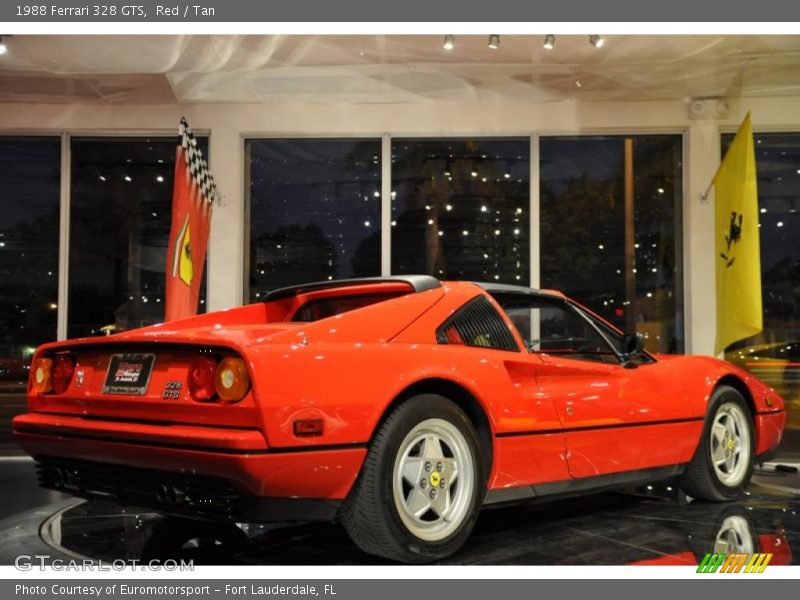 Red / Tan 1988 Ferrari 328 GTS