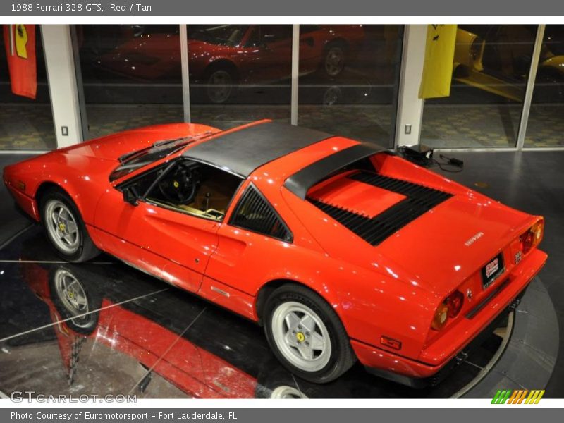 Red / Tan 1988 Ferrari 328 GTS