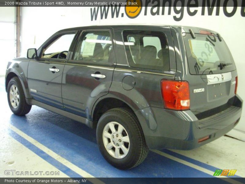 Monterey Gray Metallic / Charcoal Black 2008 Mazda Tribute i Sport 4WD