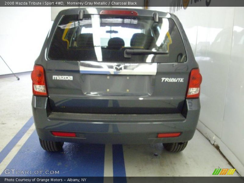 Monterey Gray Metallic / Charcoal Black 2008 Mazda Tribute i Sport 4WD