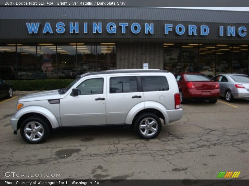 Bright Silver Metallic / Dark Slate Gray 2007 Dodge Nitro SLT 4x4