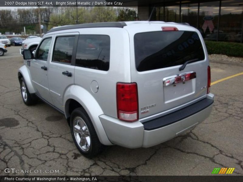 Bright Silver Metallic / Dark Slate Gray 2007 Dodge Nitro SLT 4x4