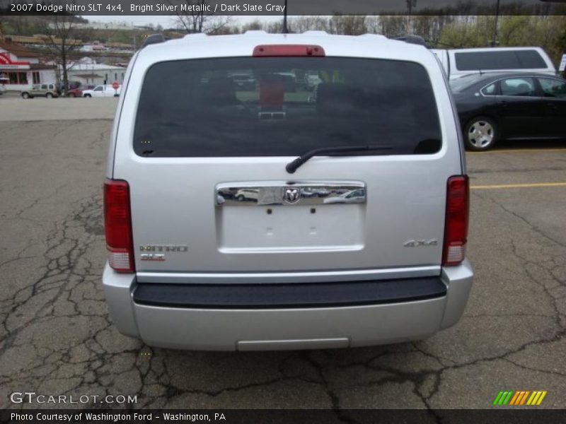 Bright Silver Metallic / Dark Slate Gray 2007 Dodge Nitro SLT 4x4