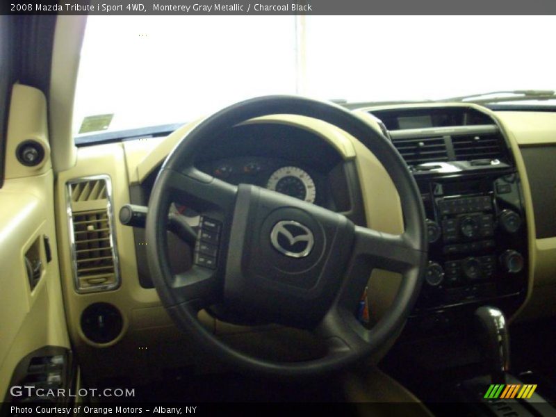 Monterey Gray Metallic / Charcoal Black 2008 Mazda Tribute i Sport 4WD