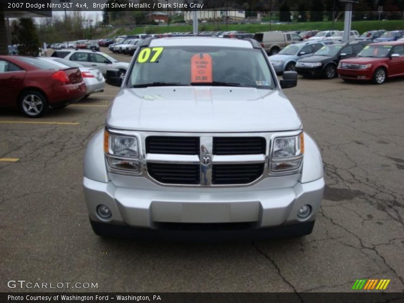 Bright Silver Metallic / Dark Slate Gray 2007 Dodge Nitro SLT 4x4