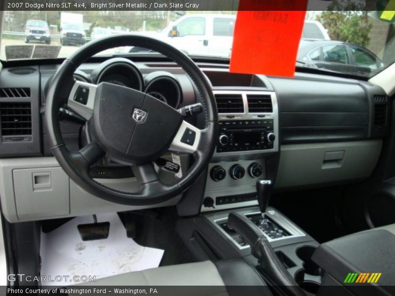 Bright Silver Metallic / Dark Slate Gray 2007 Dodge Nitro SLT 4x4