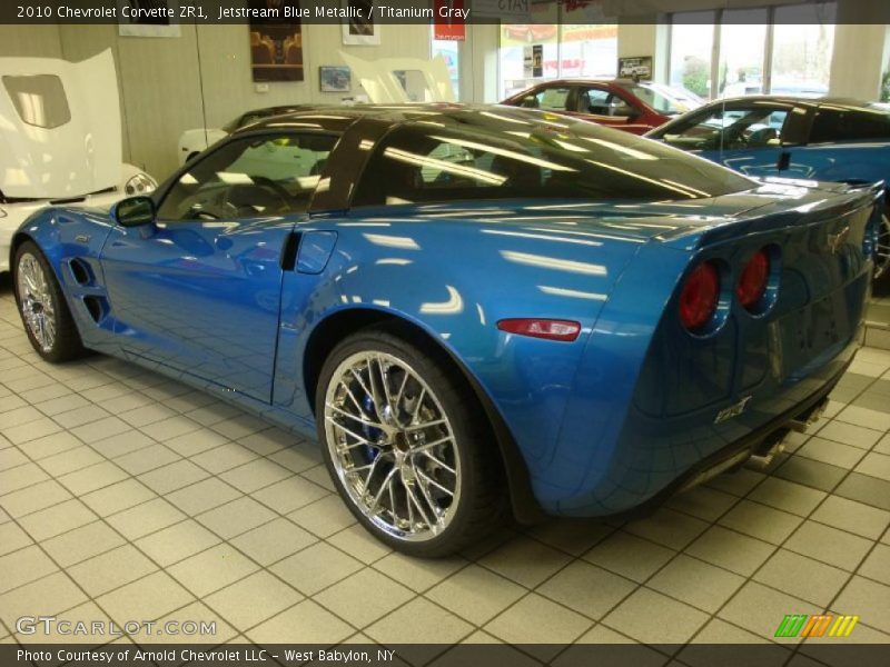 Jetstream Blue Metallic / Titanium Gray 2010 Chevrolet Corvette ZR1