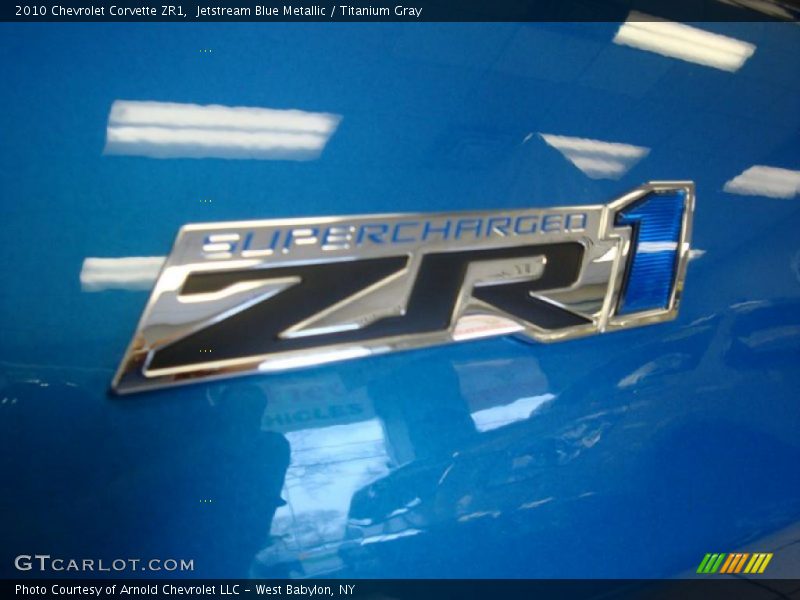 Jetstream Blue Metallic / Titanium Gray 2010 Chevrolet Corvette ZR1