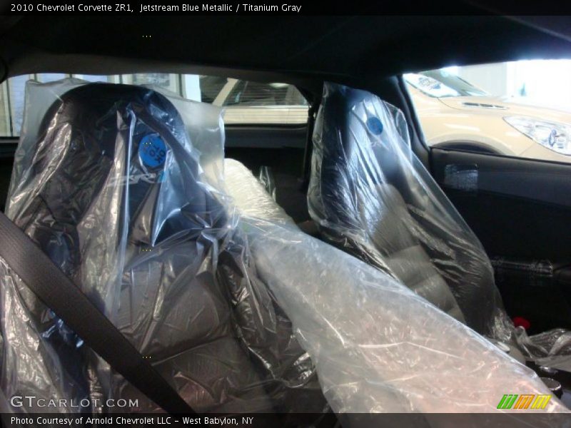 Jetstream Blue Metallic / Titanium Gray 2010 Chevrolet Corvette ZR1