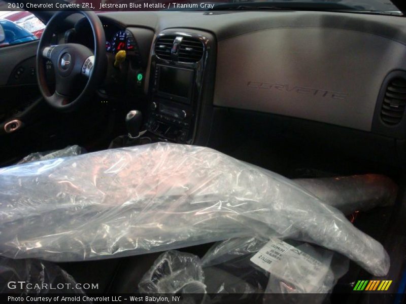 Jetstream Blue Metallic / Titanium Gray 2010 Chevrolet Corvette ZR1