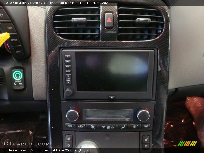 Jetstream Blue Metallic / Titanium Gray 2010 Chevrolet Corvette ZR1