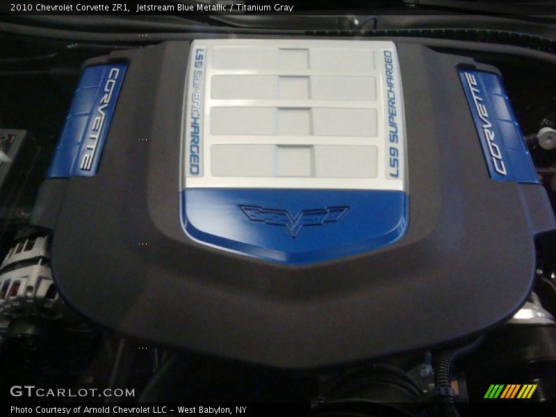 Jetstream Blue Metallic / Titanium Gray 2010 Chevrolet Corvette ZR1