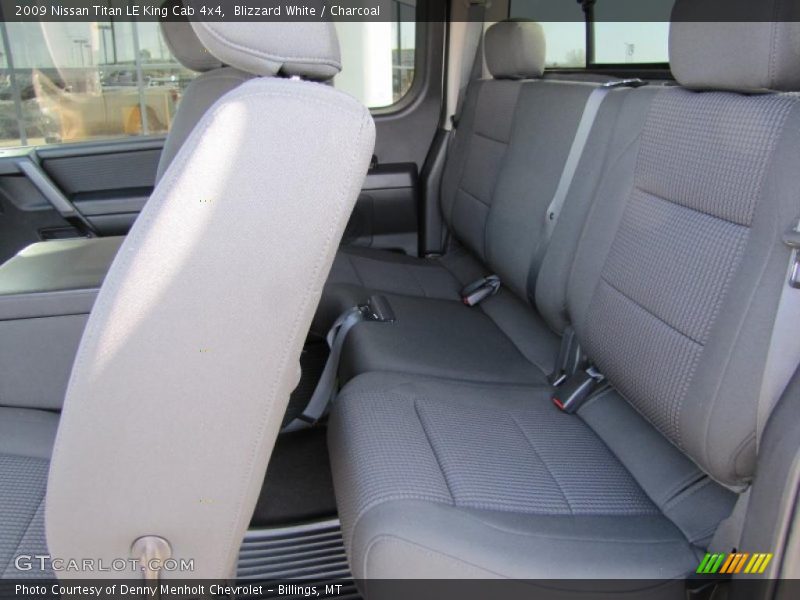 Blizzard White / Charcoal 2009 Nissan Titan LE King Cab 4x4