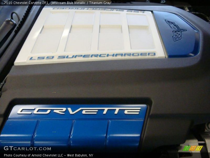Jetstream Blue Metallic / Titanium Gray 2010 Chevrolet Corvette ZR1