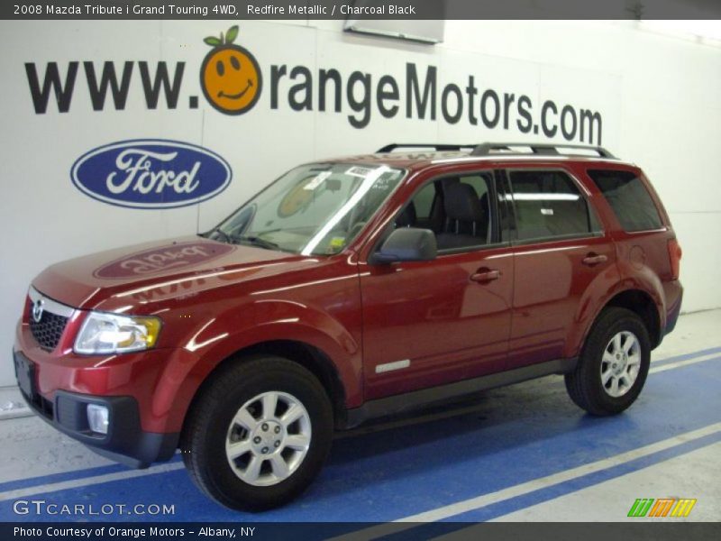 Redfire Metallic / Charcoal Black 2008 Mazda Tribute i Grand Touring 4WD
