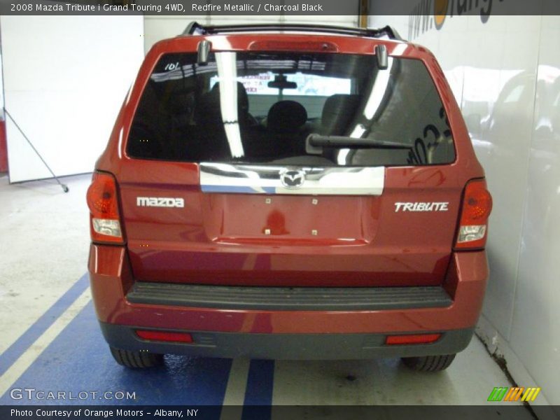 Redfire Metallic / Charcoal Black 2008 Mazda Tribute i Grand Touring 4WD
