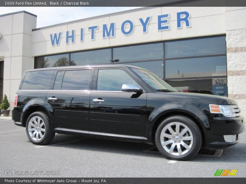 Black / Charcoal Black 2009 Ford Flex Limited