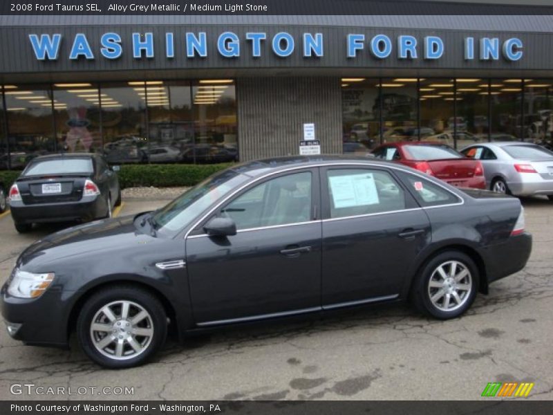 Alloy Grey Metallic / Medium Light Stone 2008 Ford Taurus SEL