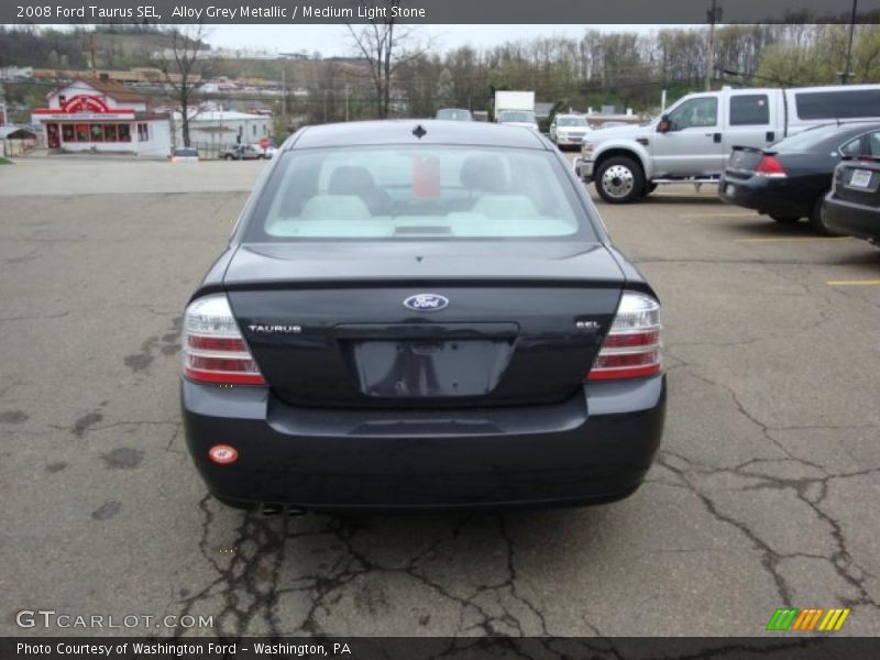 Alloy Grey Metallic / Medium Light Stone 2008 Ford Taurus SEL