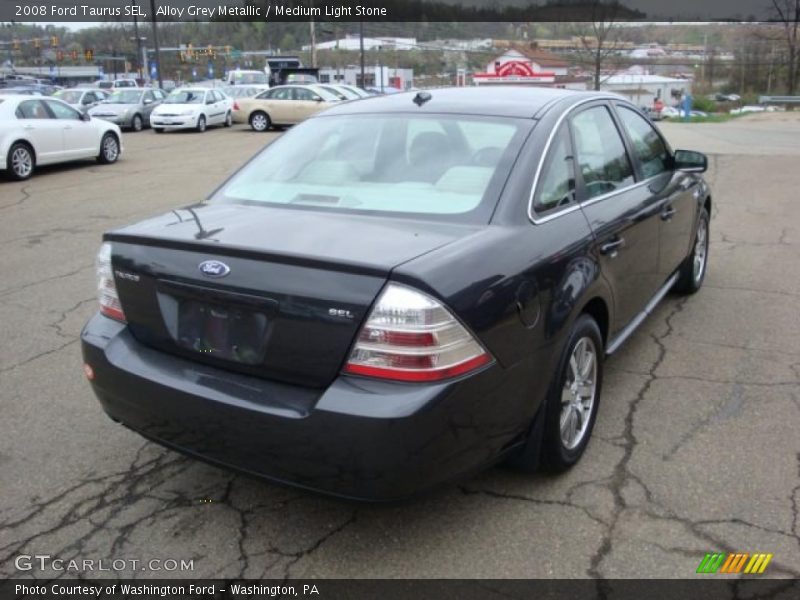 Alloy Grey Metallic / Medium Light Stone 2008 Ford Taurus SEL