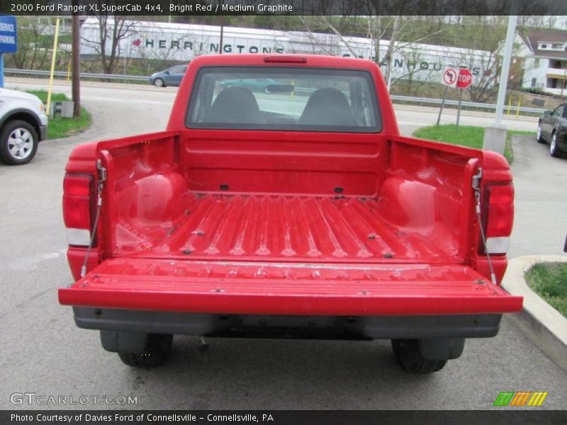 Bright Red / Medium Graphite 2000 Ford Ranger XL SuperCab 4x4
