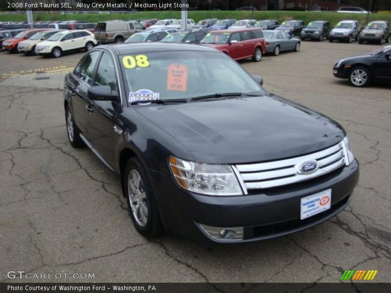 Alloy Grey Metallic / Medium Light Stone 2008 Ford Taurus SEL