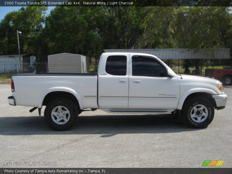 Natural White / Light Charcoal 2000 Toyota Tundra SR5 Extended Cab 4x4