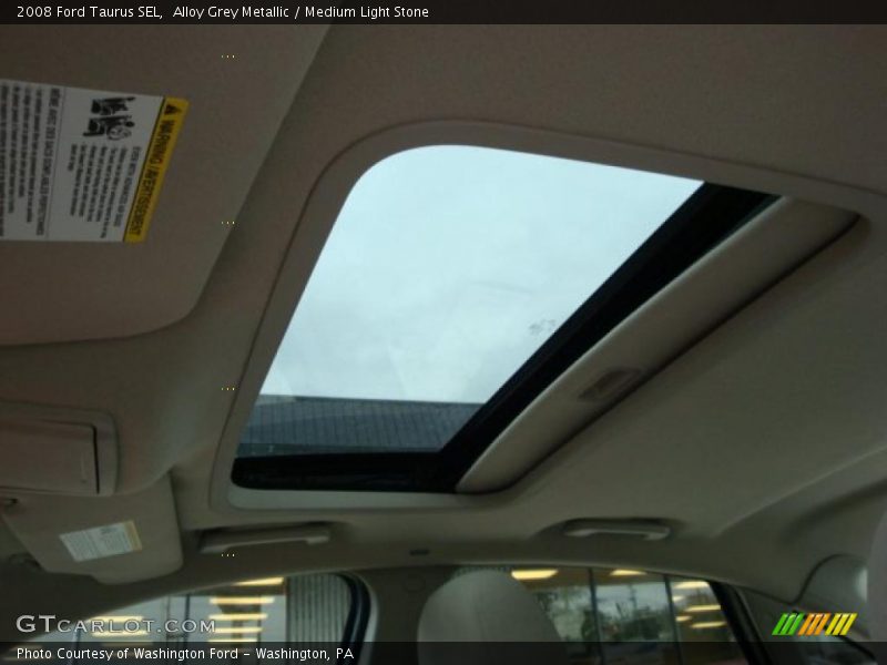 Alloy Grey Metallic / Medium Light Stone 2008 Ford Taurus SEL