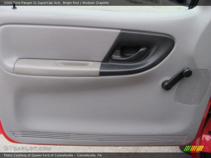 Bright Red / Medium Graphite 2000 Ford Ranger XL SuperCab 4x4