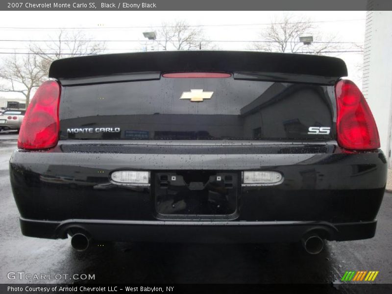 Black / Ebony Black 2007 Chevrolet Monte Carlo SS
