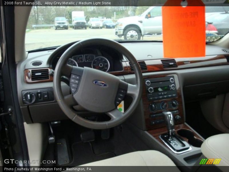 Alloy Grey Metallic / Medium Light Stone 2008 Ford Taurus SEL