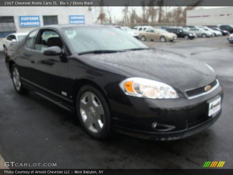 Black / Ebony Black 2007 Chevrolet Monte Carlo SS