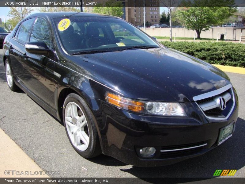 Nighthawk Black Pearl / Ebony 2008 Acura TL 3.2