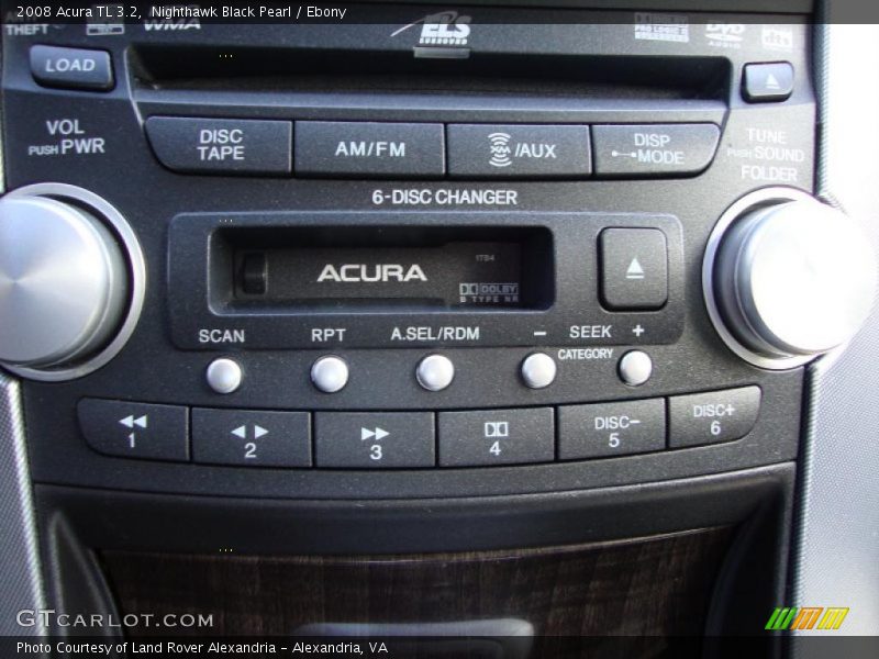 Nighthawk Black Pearl / Ebony 2008 Acura TL 3.2