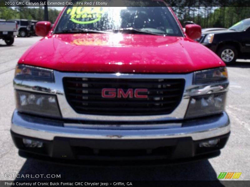 Fire Red / Ebony 2010 GMC Canyon SLE Extended Cab