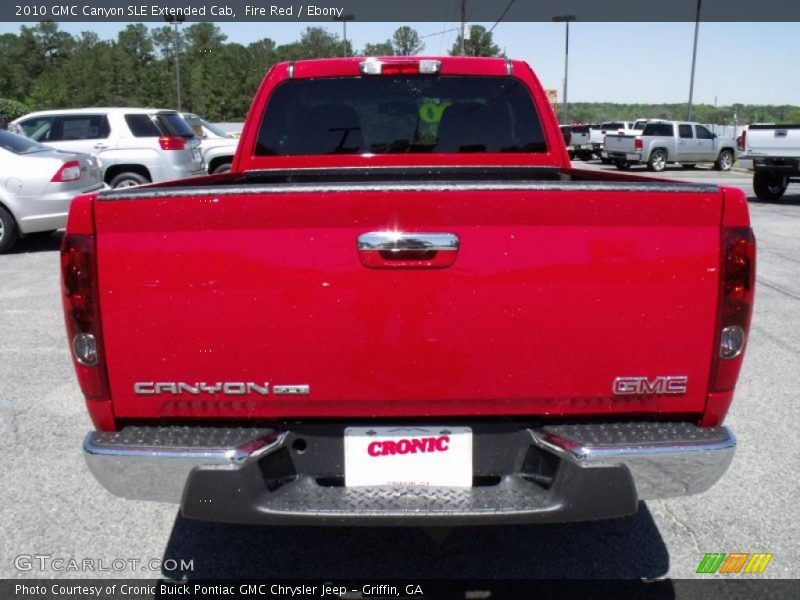 Fire Red / Ebony 2010 GMC Canyon SLE Extended Cab