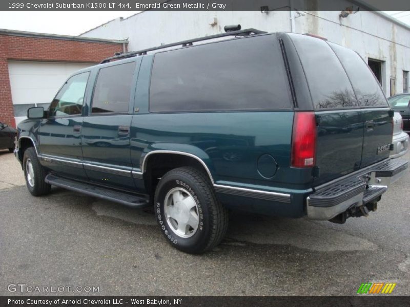 Emerald Green Metallic / Gray 1999 Chevrolet Suburban K1500 LT 4x4