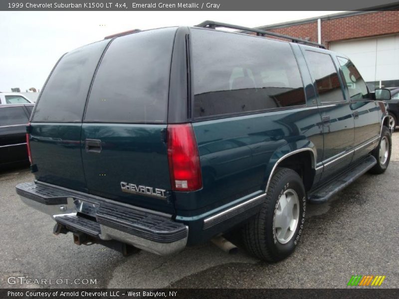 Emerald Green Metallic / Gray 1999 Chevrolet Suburban K1500 LT 4x4