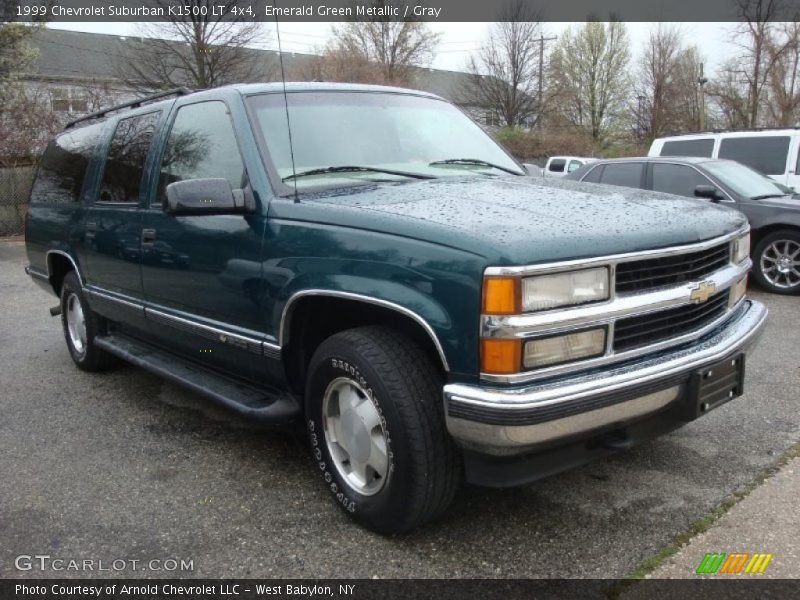 Emerald Green Metallic / Gray 1999 Chevrolet Suburban K1500 LT 4x4