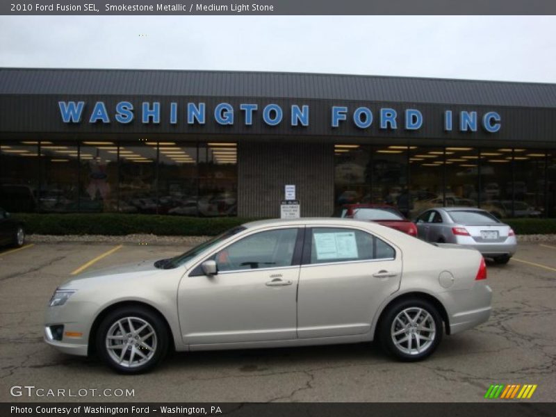 Smokestone Metallic / Medium Light Stone 2010 Ford Fusion SEL