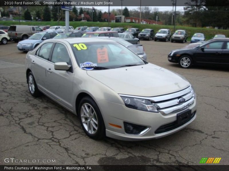Smokestone Metallic / Medium Light Stone 2010 Ford Fusion SEL