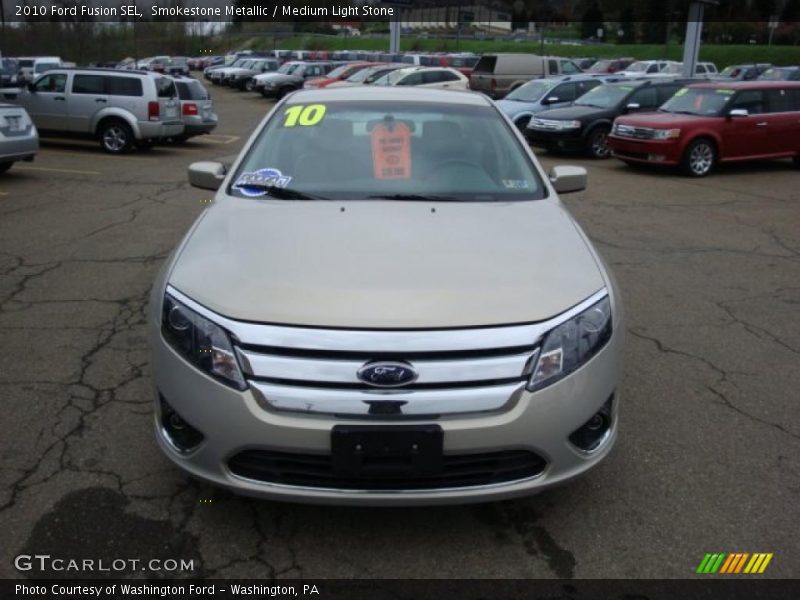 Smokestone Metallic / Medium Light Stone 2010 Ford Fusion SEL