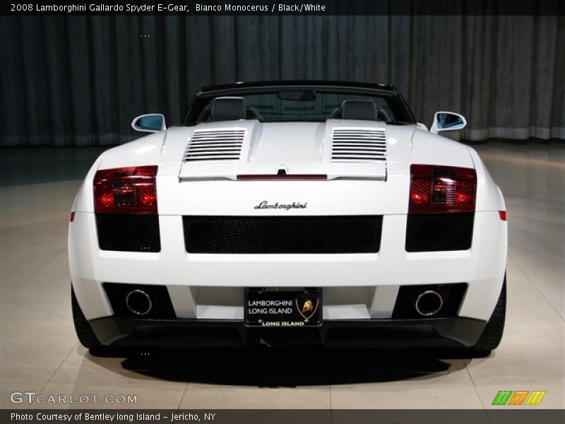 Bianco Monocerus / Black/White 2008 Lamborghini Gallardo Spyder E-Gear