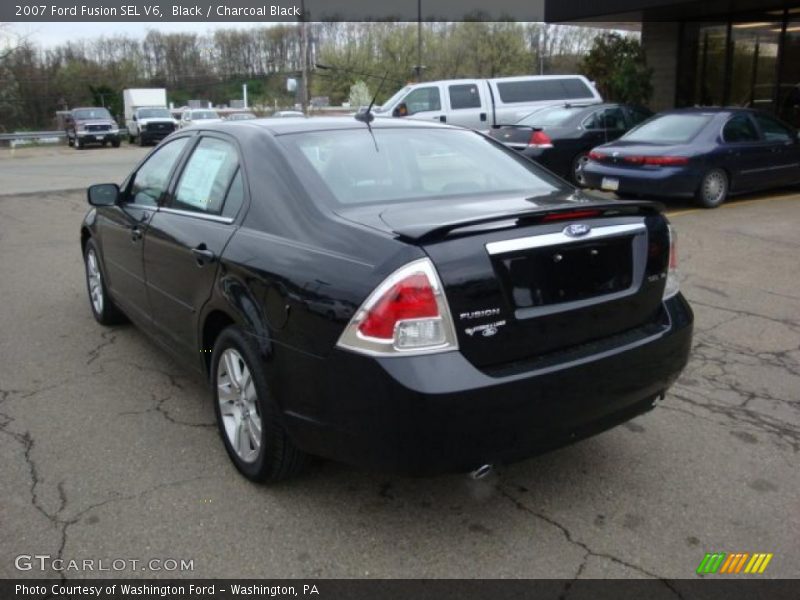 Black / Charcoal Black 2007 Ford Fusion SEL V6