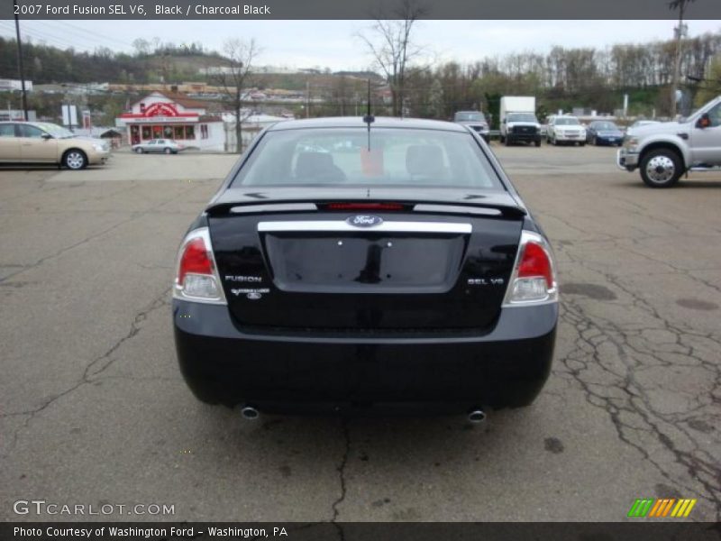 Black / Charcoal Black 2007 Ford Fusion SEL V6