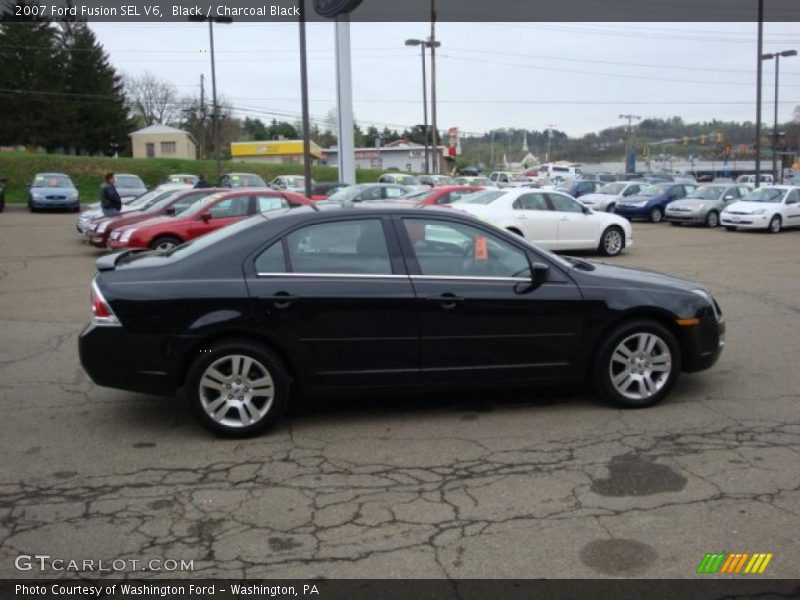 Black / Charcoal Black 2007 Ford Fusion SEL V6