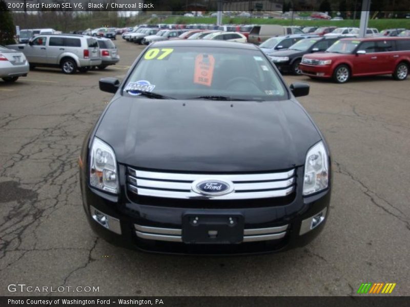 Black / Charcoal Black 2007 Ford Fusion SEL V6